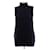 Autre Marque Ärmelloser Rollkragenpullover marineblau