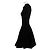 Alaïa Schwarzes Viscose Kleid - Ansicht 3