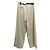 Autre Marque Calça off-white com cinto Bege - vista 2