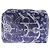 Hermès Travel cube blu navy con motivi in seta - vista 7