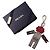 Prada Portachiavi Robot in Pelle Saffiano Rosso Grigio Silver hardware - vista 4