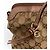 Borsa a mano Gucci in tela monogram GG e pelle Marrone - vista 4