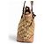 Borsa a mano Gucci in tela monogram GG e pelle Marrone - vista 7