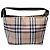 Burberry Haymarket Check Mini Borsa Nero Beige