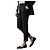 Prada Ballerine Punta in Camoscio Nero - vista 2
