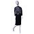 Comme Des Garcons Comme des Garçons Abito in maglia patchwork e plissettato Nero Grigio