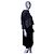 Comme Des Garcons Comme des Garçons Abito in maglia patchwork e plissettato Nero Grigio - vista 4