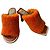 Jacquemus Les Mules Carrés Ronds Arancione