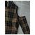 Balmain Abito corto a quadri con borchie Nero Rosso D'oro - vista 4