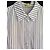 Alaïa Vestido Camisero a Rayas de Algodón Negro Blanco - vista 6