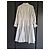 Alaïa Vestido Camisero a Rayas de Algodón Negro Blanco - vista 8