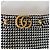 Minifalda Gucci de lana pata de gallo con hebilla Double G Negro Blanco - vista 11