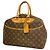 Borsa Louis Vuitton Monogram Deauville Marrone