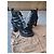 Louis Vuitton Stivaletti stringati in pelle nera Nero - vista 2