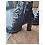 Louis Vuitton Stivaletti stringati in pelle nera Nero - vista 5