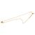 Collana con pendente Essential V Louis Vuitton placcata oro Gold Gold D'oro