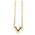 Collana con pendente Essential V Louis Vuitton placcata oro Gold Gold D'oro - vista 2