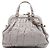 Borsa Dior in agnello grigio Gaufre Cannage Delices Frame Marrone