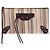 Clutch Papier a righe in scamosciato beige Balenciaga