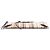 Clutch Papier a righe in scamosciato beige Balenciaga - vista 3