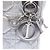 Lady Dior in pelle di vitello micro metallizzata argento Dior - vista 5