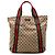 Gucci Beige GG Canvas Web Tote