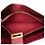 Salvatore Ferragamo Borsa a tracolla Ferragamo in pelle rossa Gancini Trifolio Rosso - vista 4