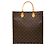 Louis Vuitton Sac Plat Monogram Marrone