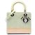 Lady Dior in vernice cannage verde medio ombre Verde chiaro