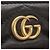 Gucci Black GG Marmont Matelasse Leather Crossbody Nero - vista 7