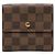 Cartera Louis Vuitton Elise Damier Ebene Marrón Castaño