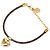 Bracciale Louis Vuitton Blooming Heart con Monogramma Marrone e Placcato Oro - vista 2