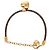 Bracciale Louis Vuitton Blooming Heart con Monogramma Marrone e Placcato Oro - vista 3