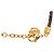 Bracciale Louis Vuitton Blooming Heart con Monogramma Marrone e Placcato Oro - vista 4