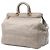 Bolso Prada Gray Vitello Daino Canapa Logo Frame Castaño Gris - vista 2