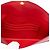 Prada Red Vitello Move Envelope Clutch - Ansicht 4
