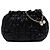 Borsa Mini Delices in agnello nero cannage gaufre Dior