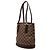 Bucket Louis Vuitton Marrone Damier Ebene Marais - vista 2