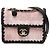 Chanel Pink Mini Calfskin Braided Quilted Tweed My Own Frame Flap Rosa