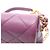 Borsa a Spalla Chanel Matelassé Small Flap Porpora - vista 14