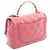 Bolso Chanel Matelassé Small Top Handle 2-Way Rosa - vista 2