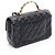 Borsa Chanel Matelassé Top Handle 2-Way Shoulder Bag Nero - vista 2