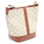 Céline Bolso pequeño tipo cubo Triomphe con correa de hombro Celine Castaño Blanco Beige  - vista 2