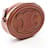 Céline Borsa Triomphe Oval Celine Marrone - vista 2