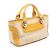 Céline Borsa a mano Celine Boogie Bag Embossed Beige Giallo - vista 2