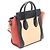 Céline Borsa 2-Way Celine Luggage Nano Shopper Nero Rosso Beige - vista 2
