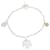 Hermès Pulseira Charm Hermes Ex-Libris Prata Dourado  - vista 1
