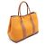 Hermès Borsa Tote Hermes Garden Party PM Marrone D'oro Arancione - vista 2