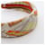Hermès Hermes La Legende Du Cheval Silk Headband Orange Yellow  - view 6