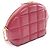 Bolsa de ombro meia-lua acolchoada Bottega Veneta Rosa - vista 2